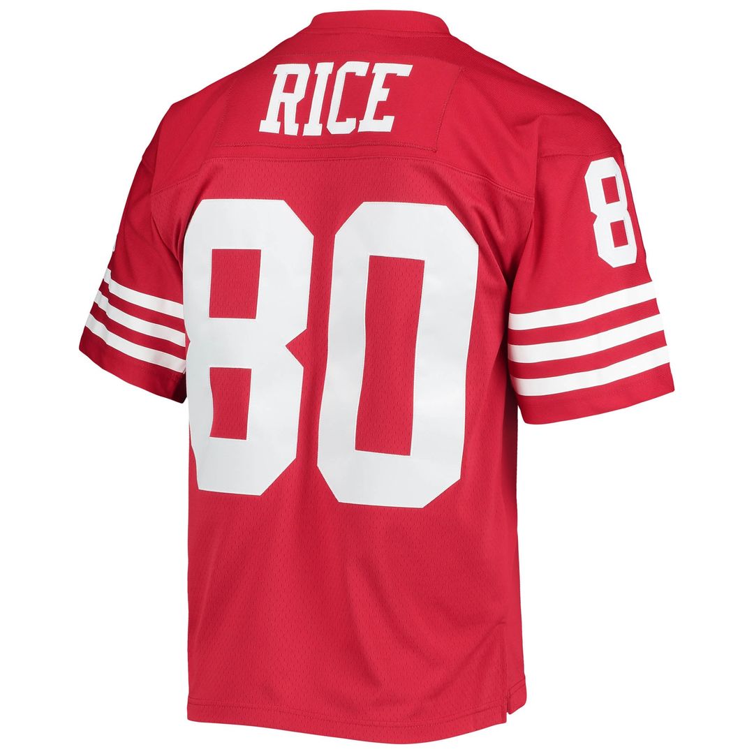 Jerry Rice San Francisco 49ers Mitchell & Ness Scarlet Legacy Replica Jersey