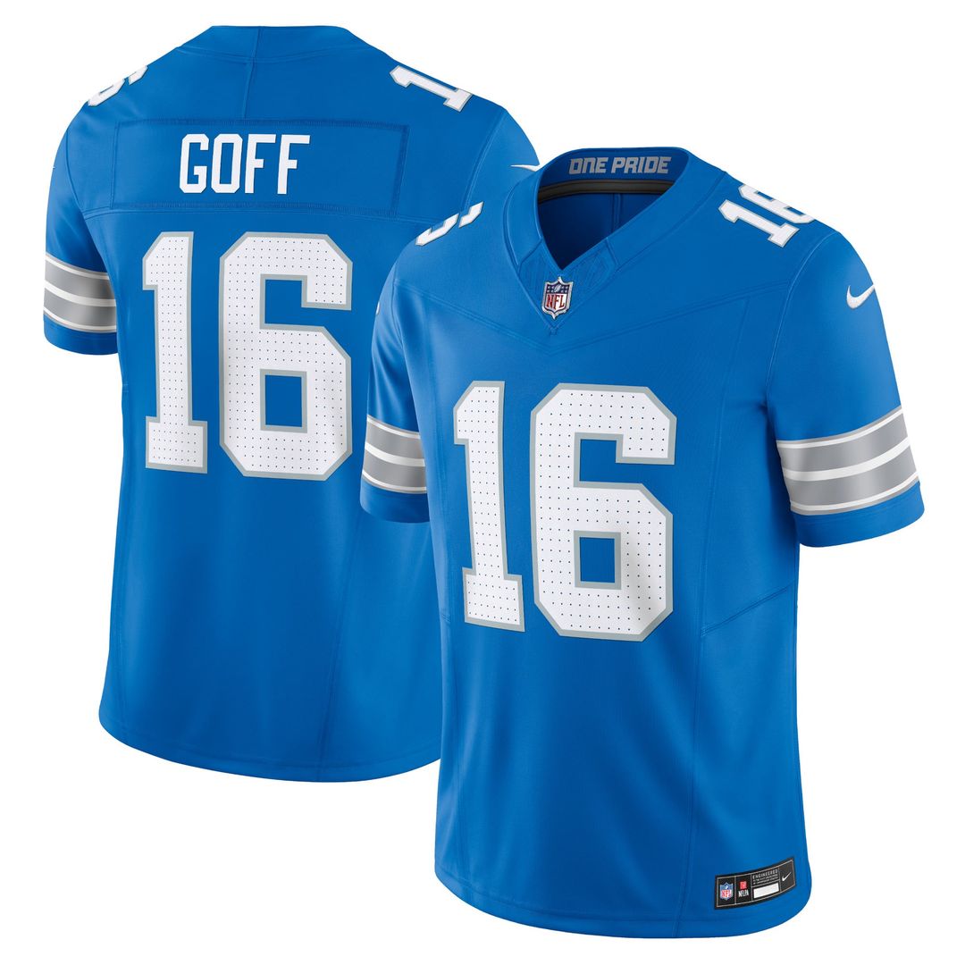 Jared Goff Detroit Lions Nike Black Vapor F.U.S.E. Limited Jersey