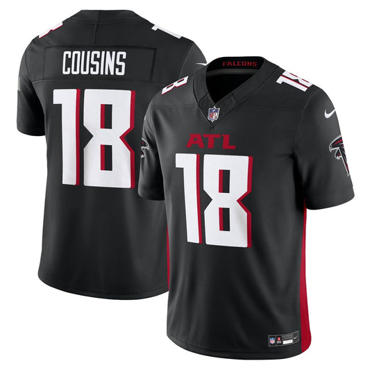 Kirk Cousins Atlanta Falcons Nike Black Vapor F.U.S.E. Limited Jersey