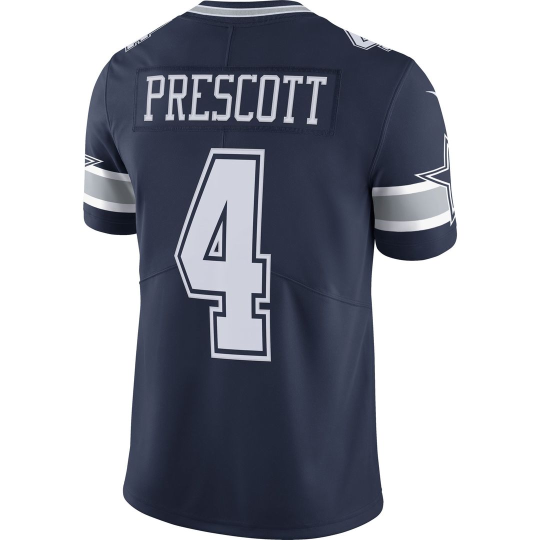 Dak Prescott Dallas Cowboys Nike Navy Vapor Limited Player Jersey