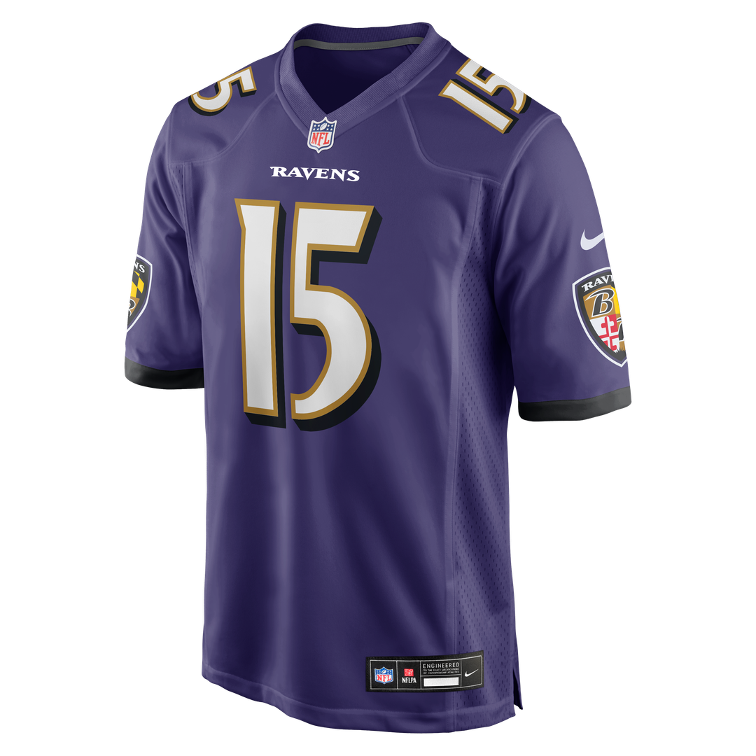 Cooper Rush Baltimore Ravens Nike Purple Team Game Jersey