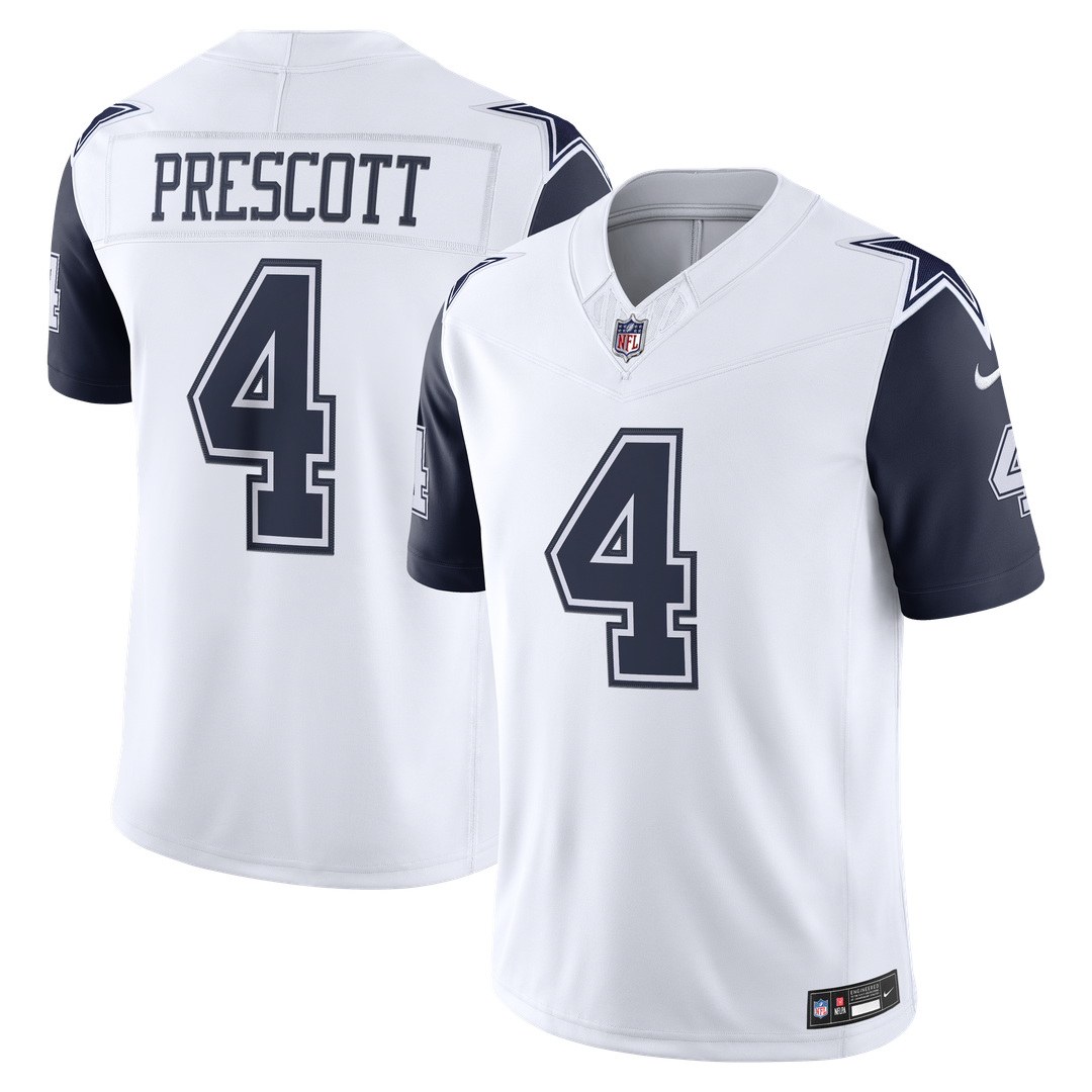 Dak Prescott Dallas Cowboys Nike White Alternate Vapor F.U.S.E. Stitched Limited Jersey