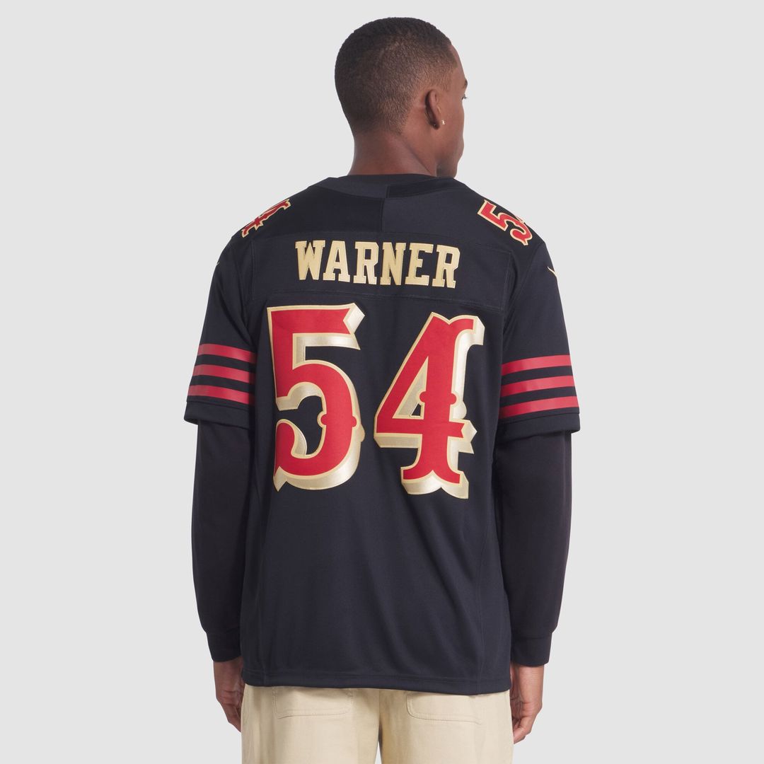 Fred Warner San Francisco 49ers Nike Black Rivalries Collection Stitched Limited Jersey
