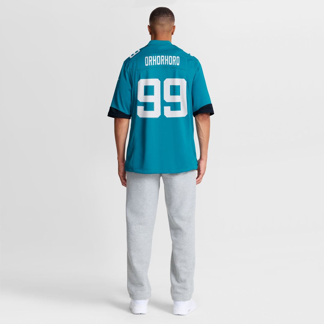 Ruke Orhorhoro Jacksonville Jaguars Nike Teal Team Game Jersey
