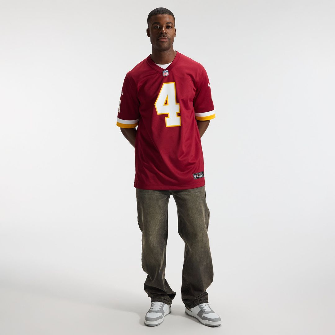Washington Commanders Frankie Luvu Nike White Game Super Bowl Era Jersey