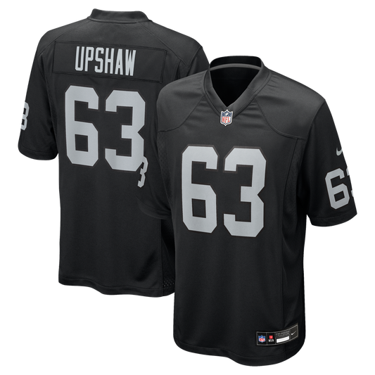 Gene Upshaw Las Vegas Raiders Nike Black Game Retired Player Jersey