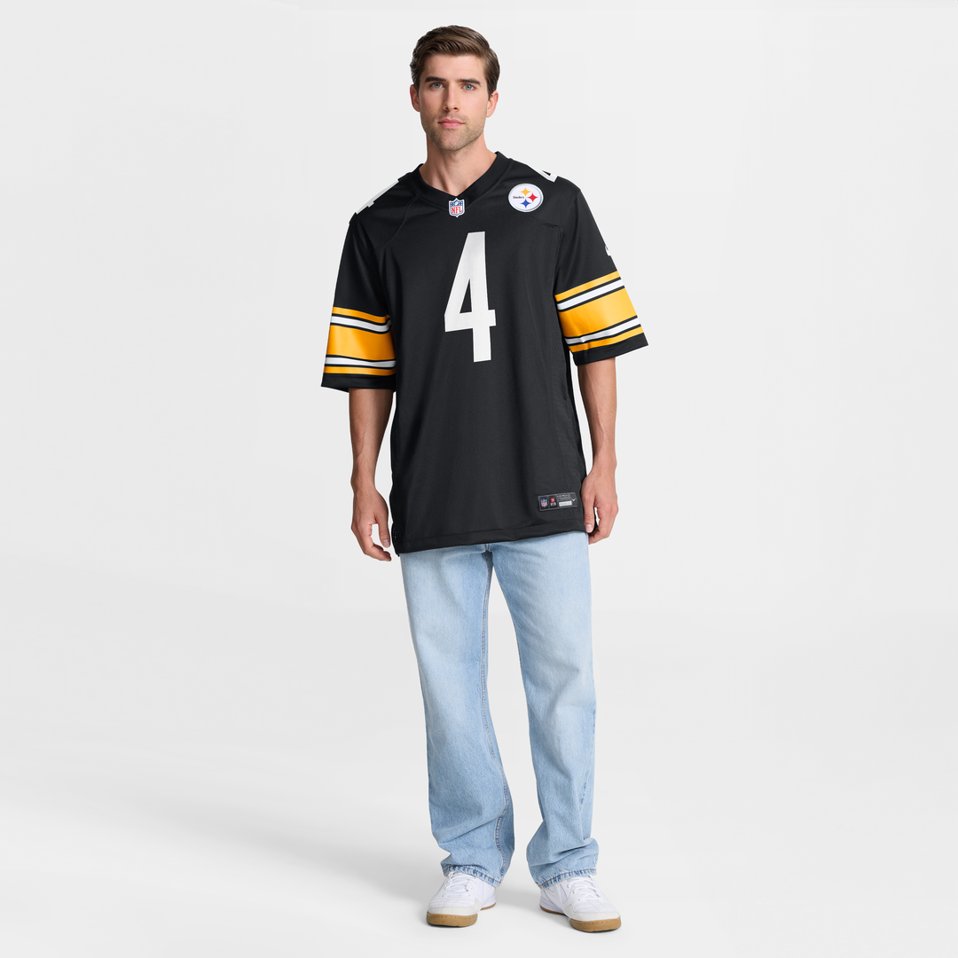 DK Metcalf Pittsburgh Steelers Nike Black Game Player Jersey