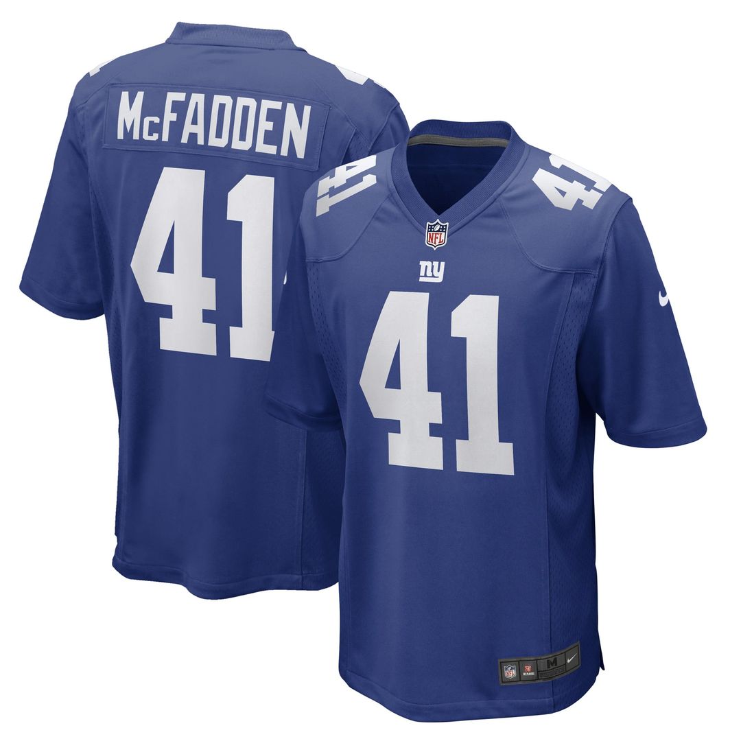Micah McFadden New York Giants Nike Royal Game Player Jersey
