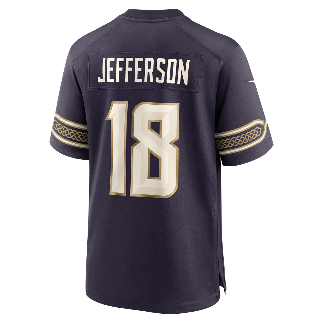 Justin Jefferson Minnesota Vikings Nike Purple 2026 Rivalries Collection Game Jersey