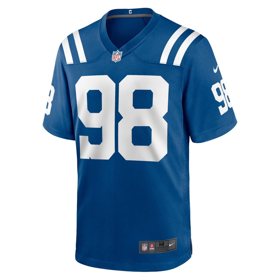 Tony Siragusa Indianapolis Colts Nike Blue Retired Player Alternate Game Jersey