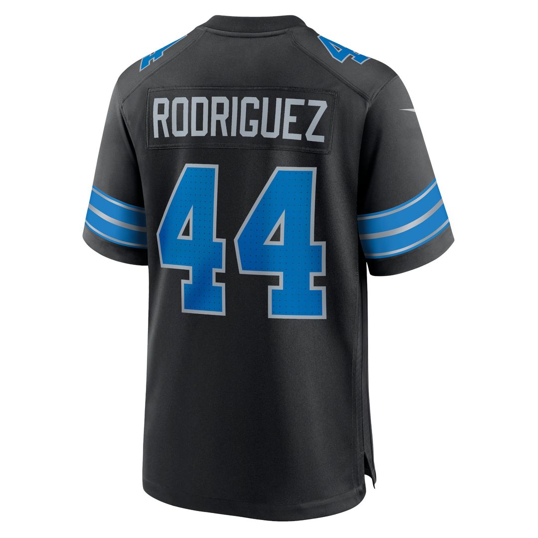 Malcolm Rodriguez Detroit Lions Nike Blue Game Jersey