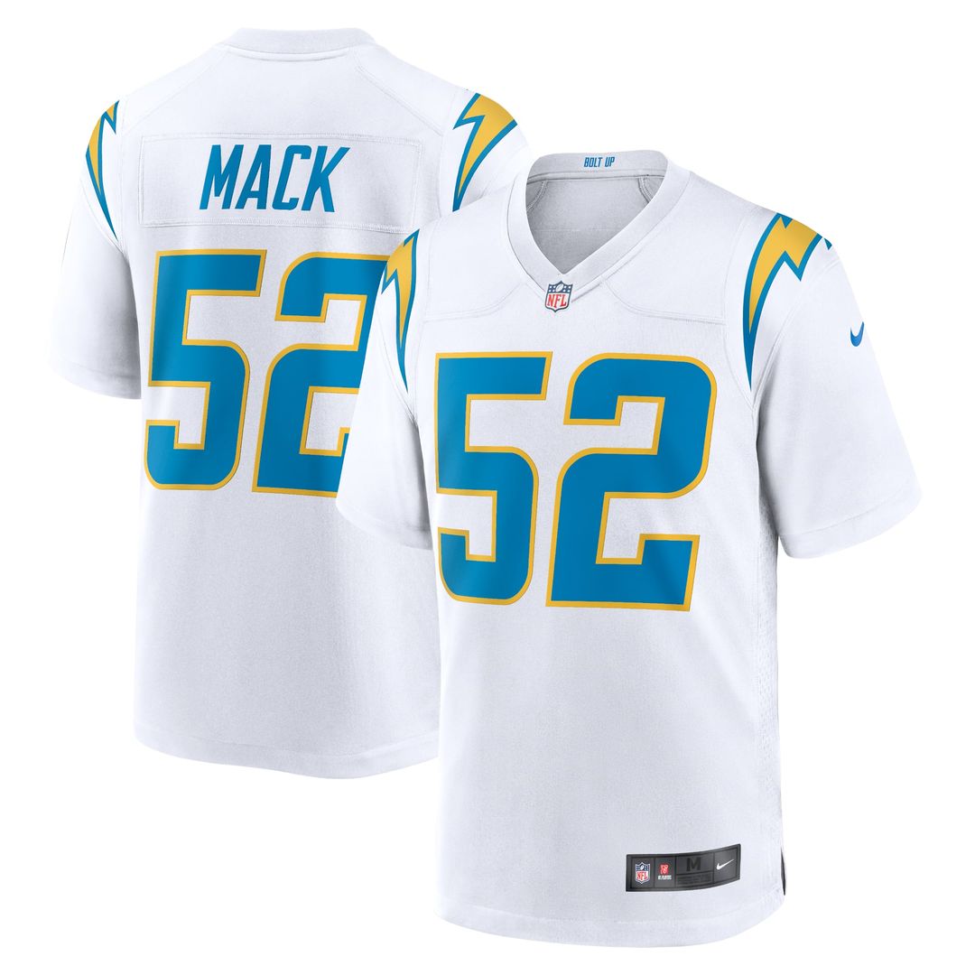 Khalil Mack Los Angeles Chargers Nike White Game Jersey