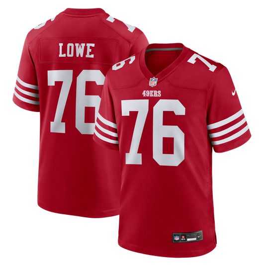 Vederian Lowe San Francisco 49ers Nike Scarlet Team Game Jersey