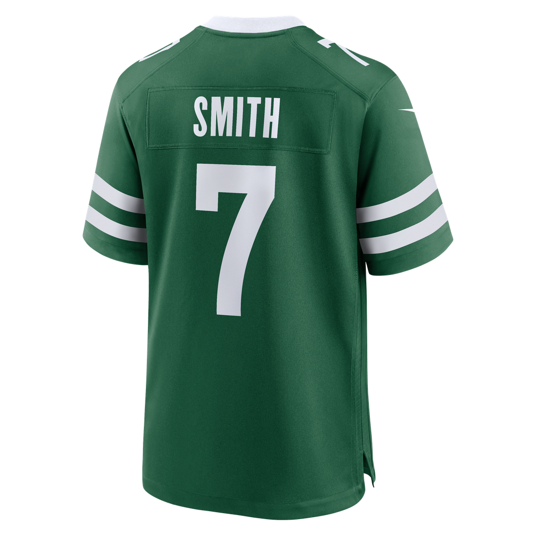 Geno Smith New York Jets Nike Legacy Green Game Jersey