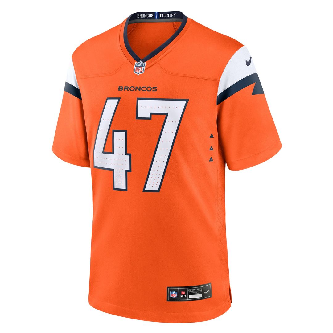 Karene Reid Denver Broncos Nike Orange Team Game Jersey