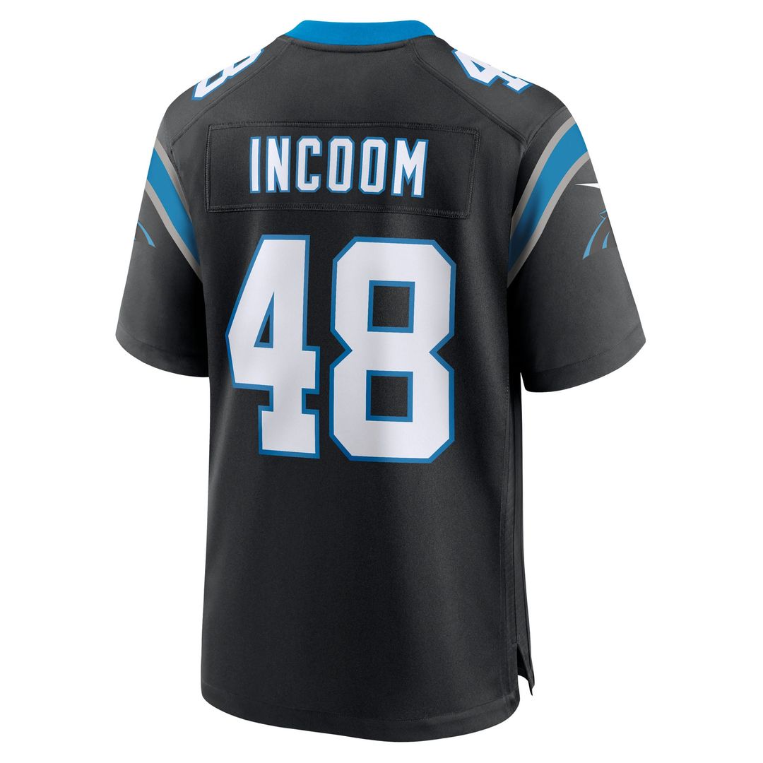 Thomas Incoom Carolina Panthers Nike Black Team Game Jersey