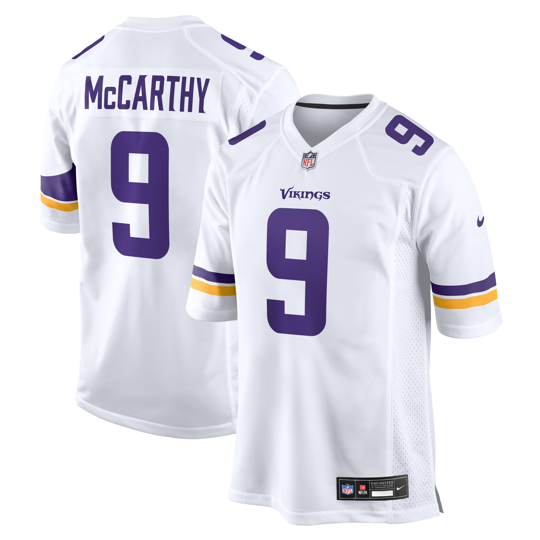 J.J. McCarthy Minnesota Vikings Nike Purple 2nd Alternate Player Game Jersey