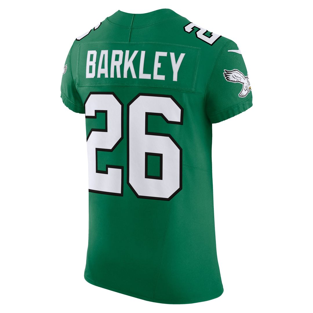 Saquon Barkley Philadelphia Eagles Nike Black Alternate Vapor F.U.S.E. Elite Jersey