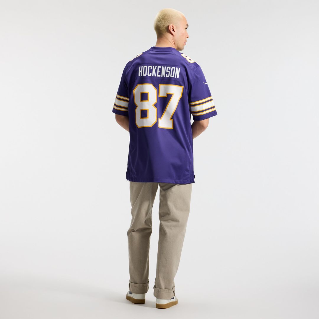 T.J. Hockenson Minnesota Vikings Nike Purple Classic Player Game Jersey