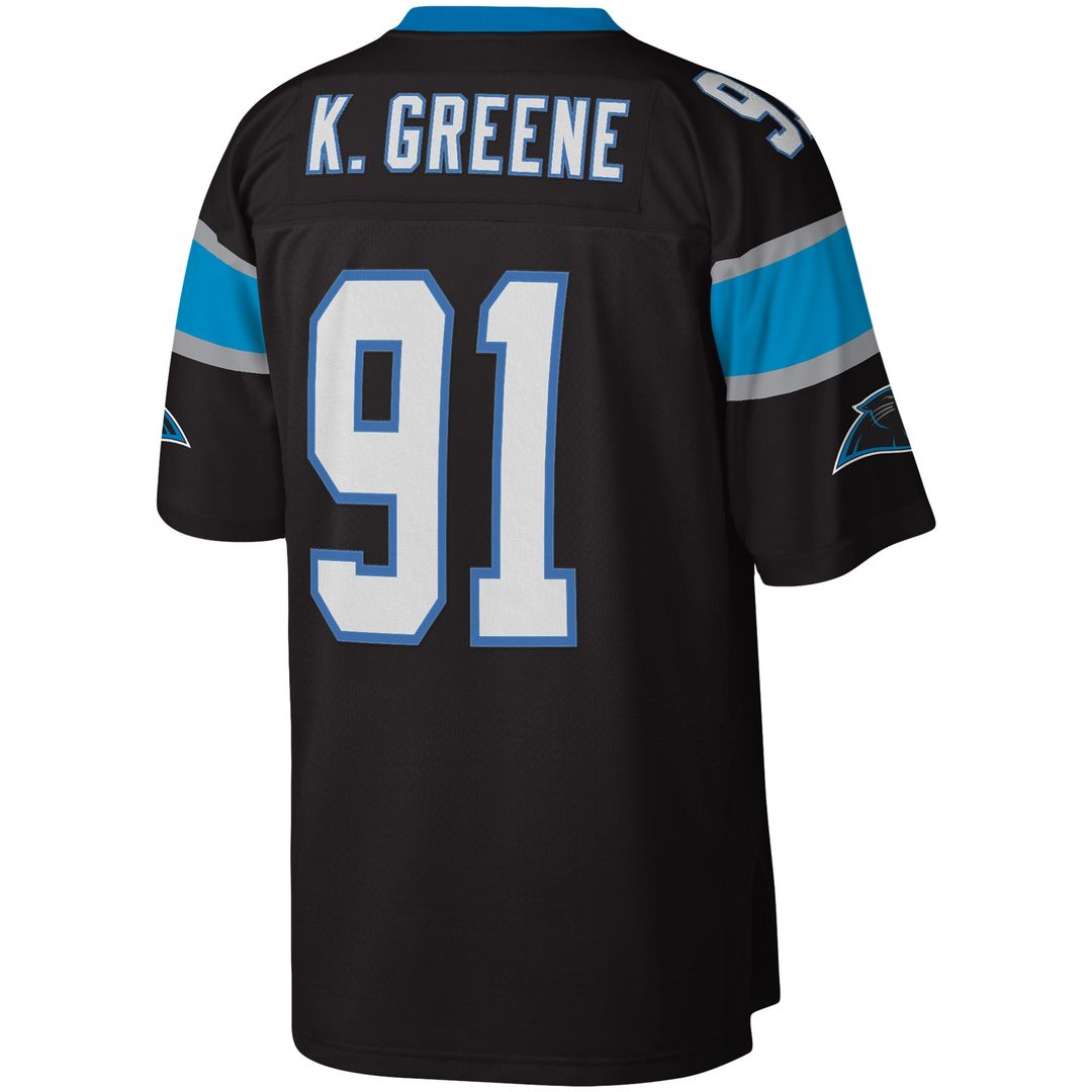 Kevin Greene Carolina Panthers Mitchell & Ness Black Legacy Replica Jersey