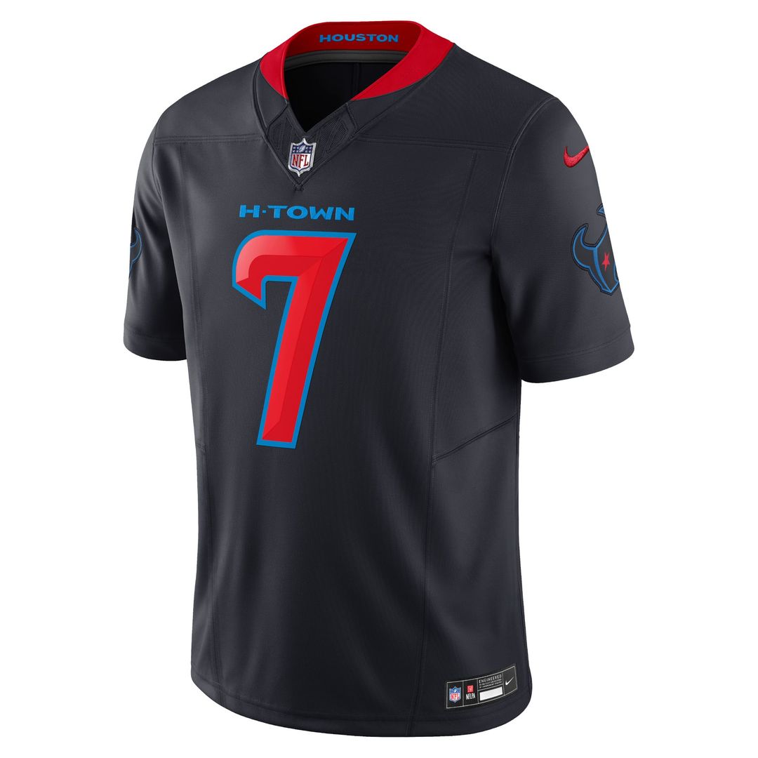 C.J. Stroud Houston Texans Nike Navy 2nd Alternate Vapor F.U.S.E. Limited Jersey