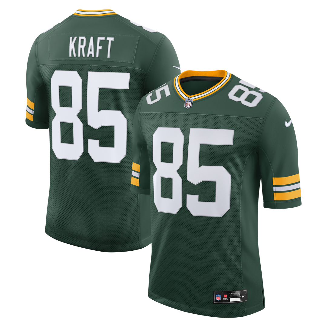 Tucker Kraft Green Bay Packers Nike Green Vapor Untouchable Stitched Limited Jersey