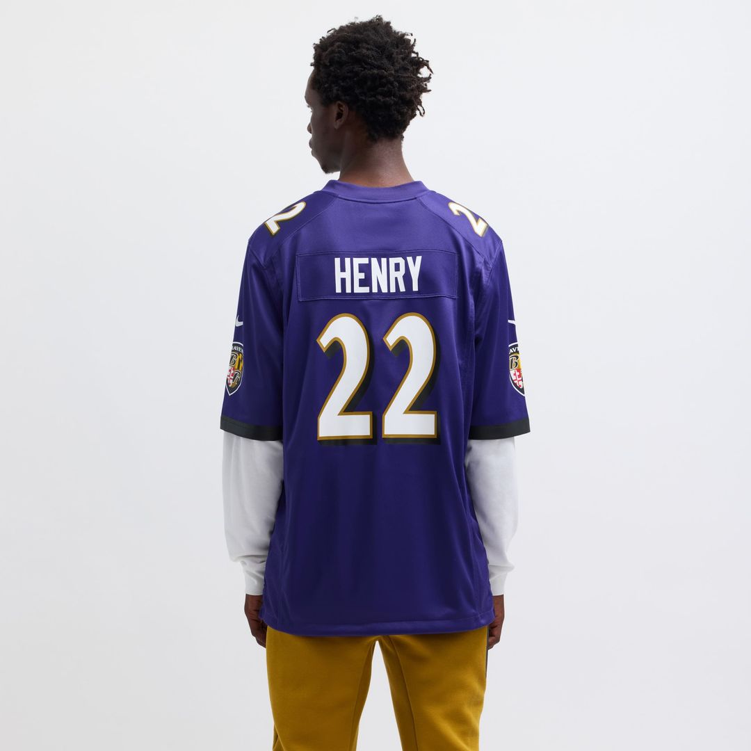 Derrick Henry Baltimore Ravens Nike Purple Game Player Jersey