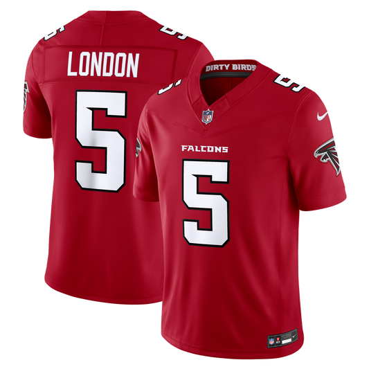 Drake London Atlanta Falcons Nike Red Team Vapor F.U.S.E. Stitched Limited Jersey
