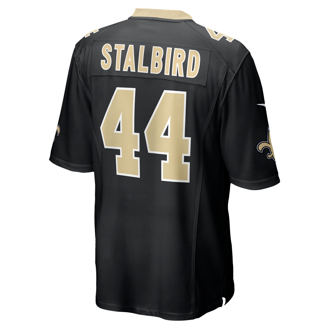 Isaiah Stalbird New Orleans Saints Nike Black Team Game Jersey