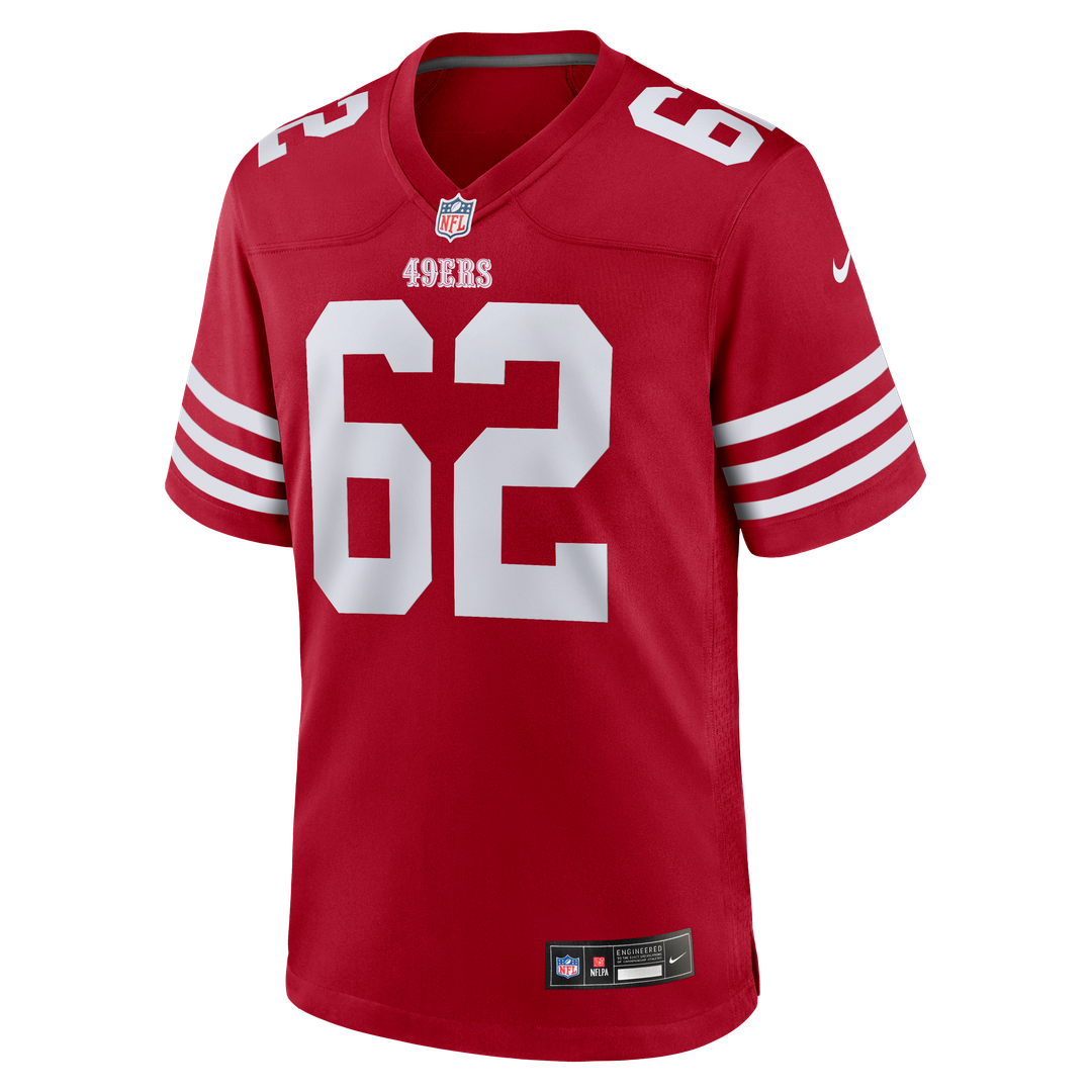 Austen Pleasants San Francisco 49ers Nike Scarlet Team Game Jersey