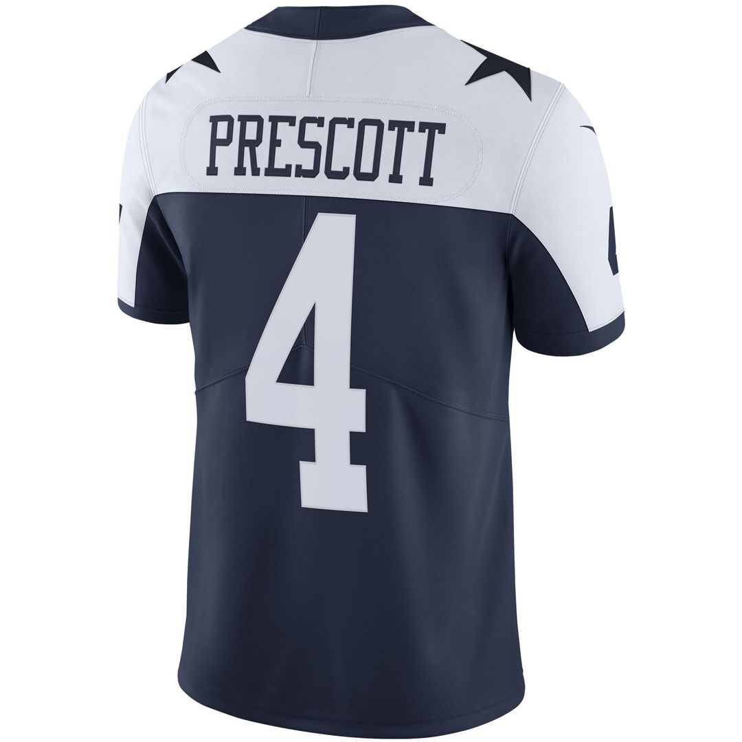 Dak Prescott Dallas Cowboys Nike White Vapor Limited Player Jersey