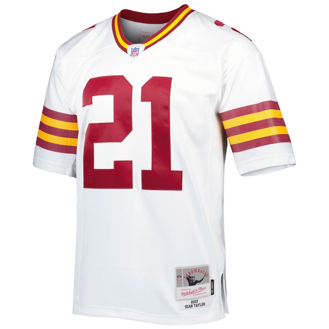 Sean Taylor Washington Commanders Mitchell & Ness White Big & Tall 2007 Legacy Retired Player Jersey