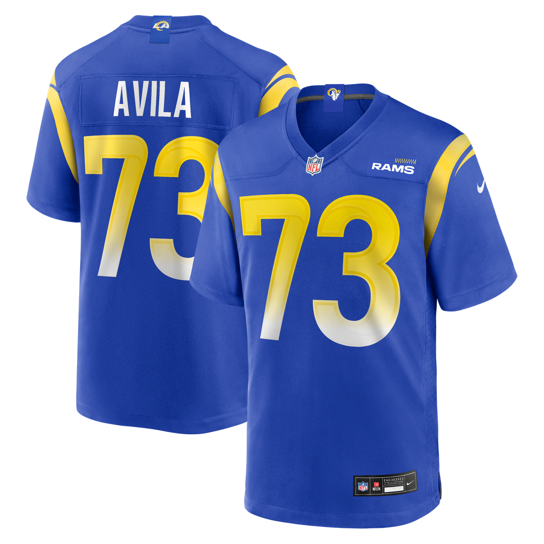 Steve Avila Los Angeles Rams Nike Royal Home Game Jersey