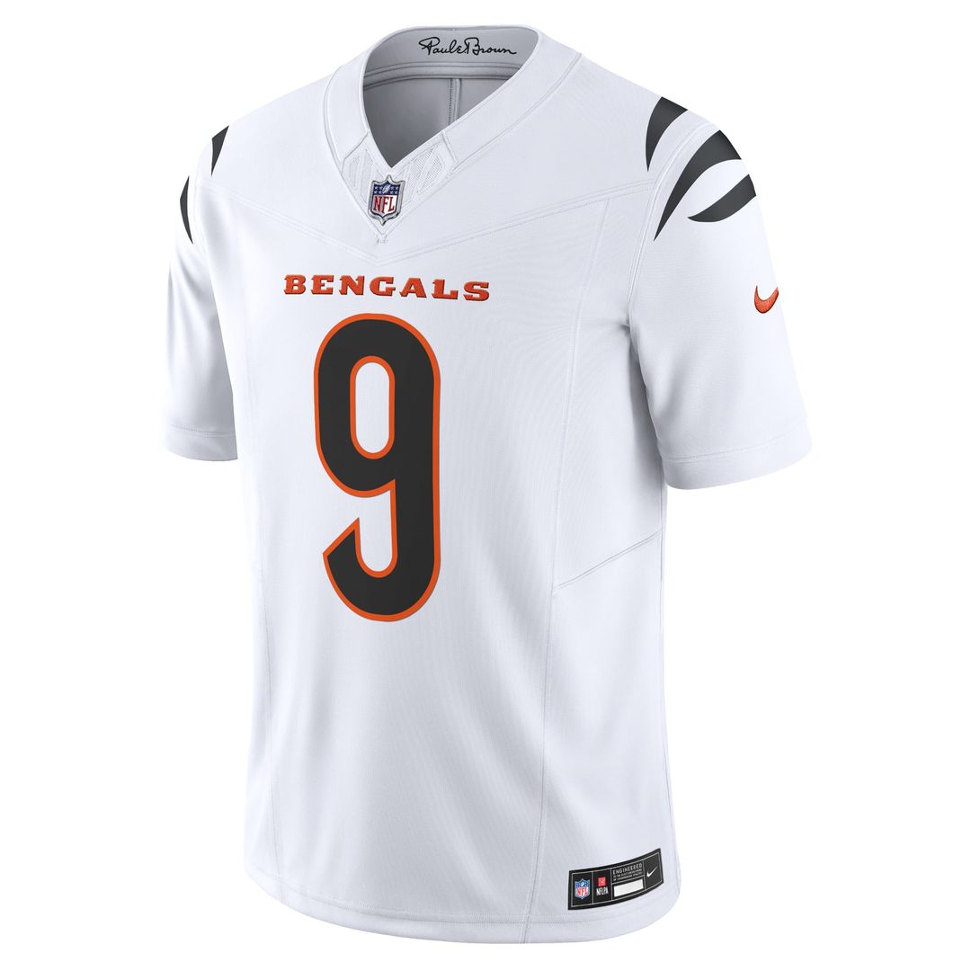 Joe Burrow Cincinnati Bengals Nike White Vapor F.U.S.E. Limited Jersey