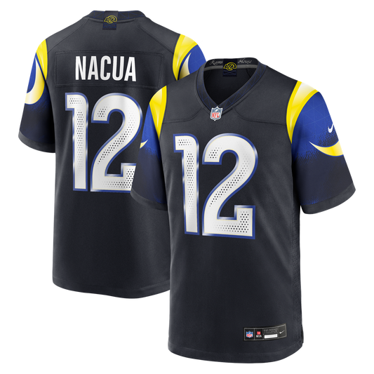 Puka Nacua Los Angeles Rams Nike Dark Blue Rivalries Collection Game Jersey