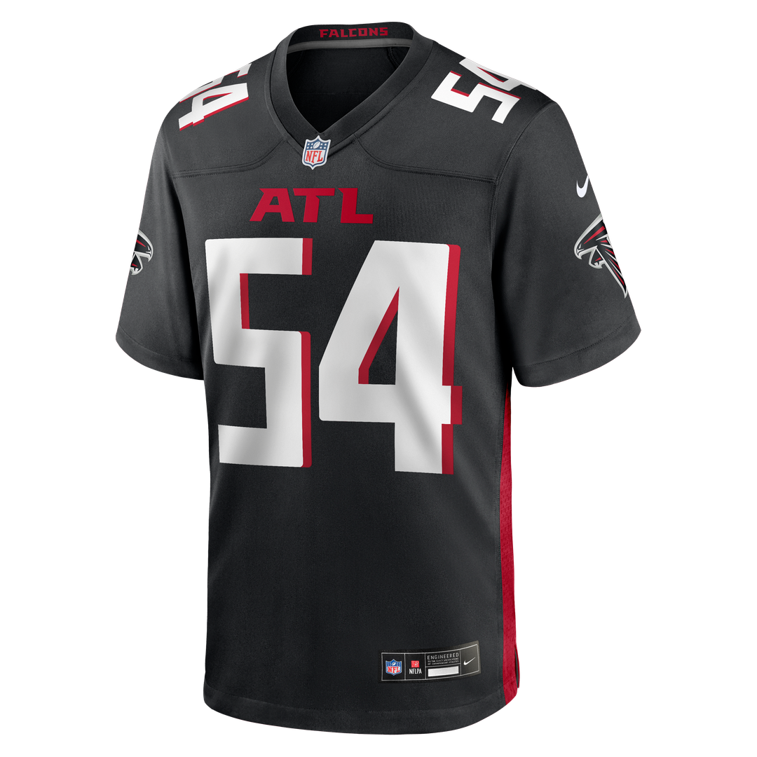 Brandon Dorlus Atlanta Falcons Nike Black Team Game Jersey