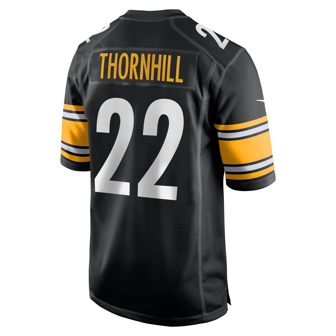 Juan Thornhill Pittsburgh Steelers Nike Black Team Game Jersey