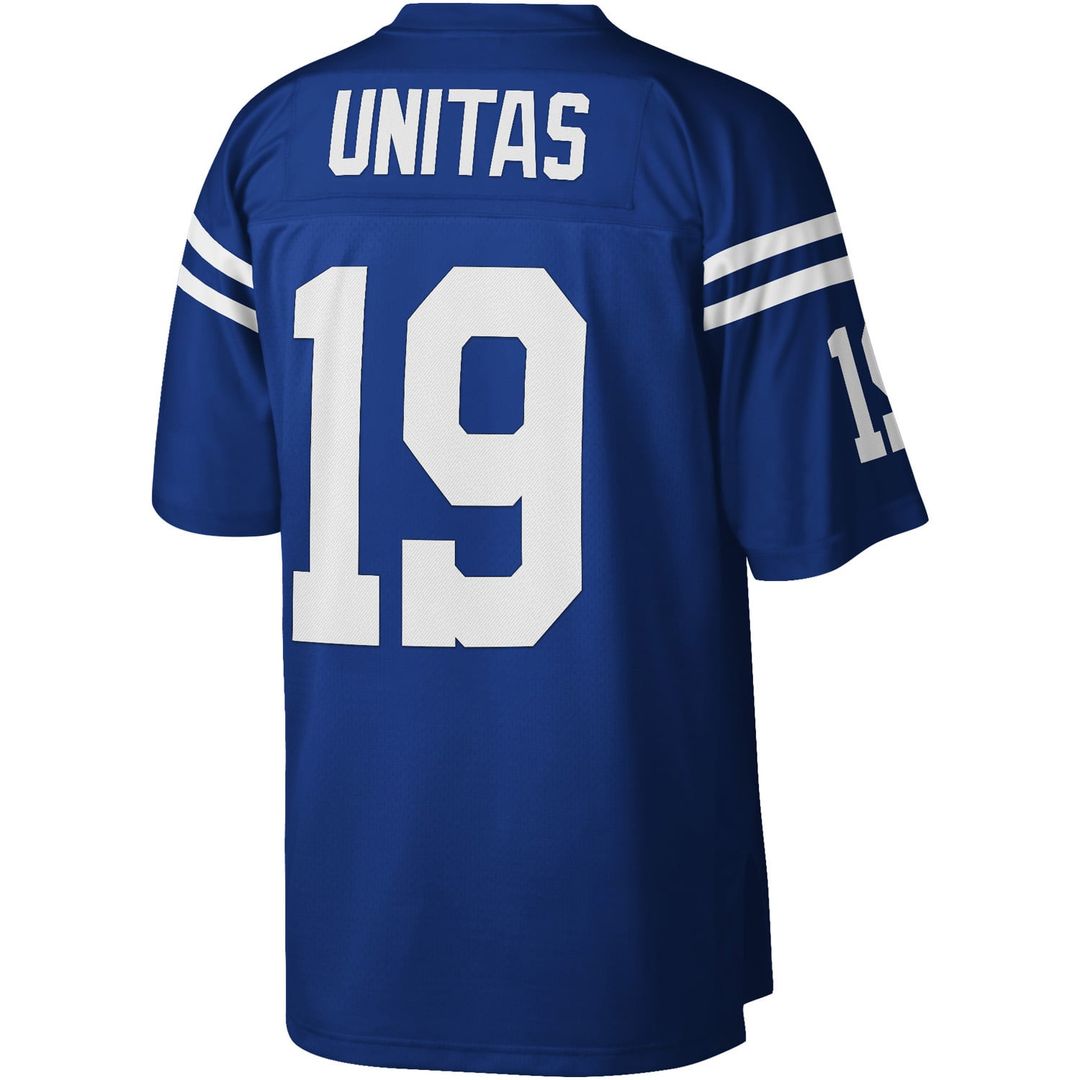 Johnny Unitas Baltimore Colts Mitchell & Ness Royal Legacy Replica Jersey