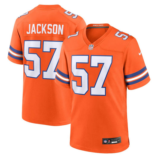Tom Jackson Denver Broncos Nike Orange Retired Player Alternate Game Jersey
