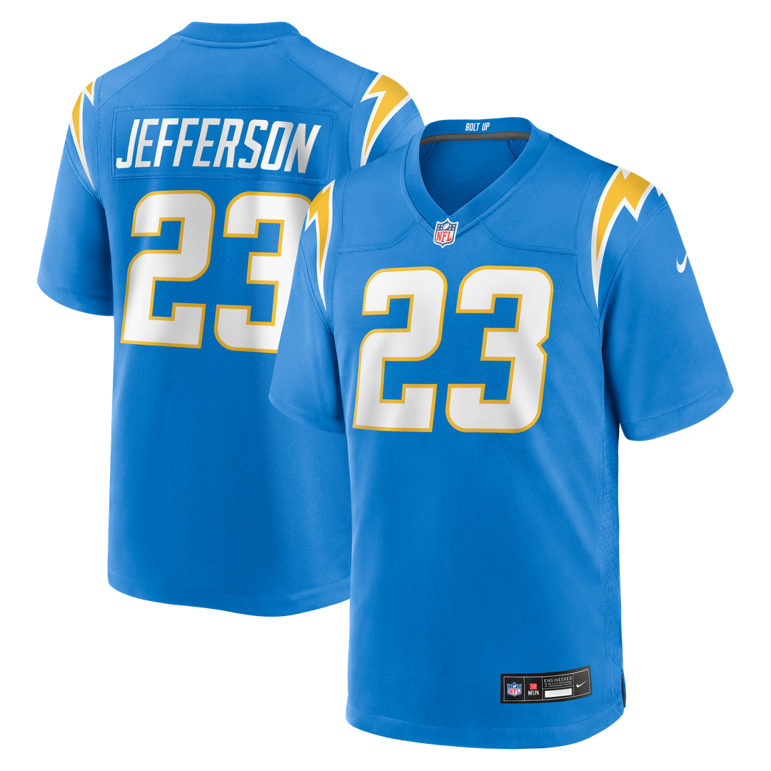 Tony Jefferson Los Angeles Chargers Nike Powder Blue Team Game Jersey