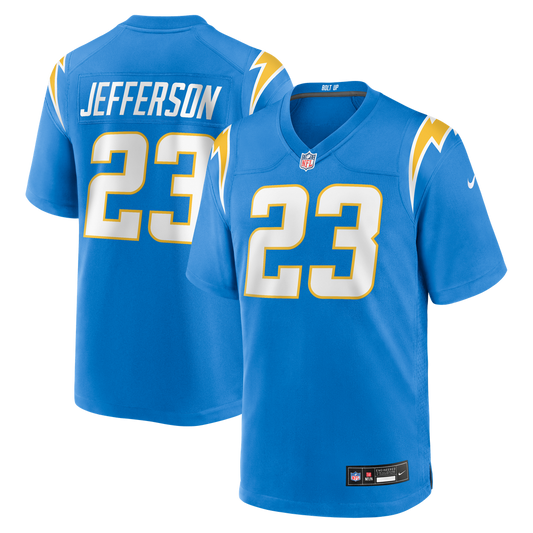 Tony Jefferson Los Angeles Chargers Nike Powder Blue Team Game Jersey