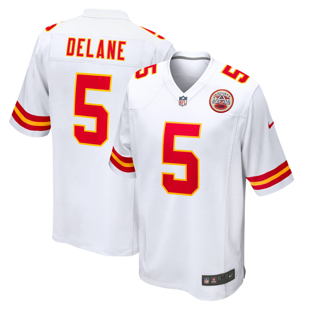 Mansoor Delane Kansas City Chiefs Nike White Game Jersey