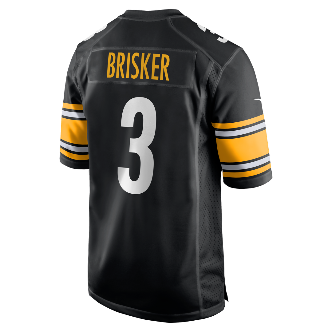 Jaquan Brisker Pittsburgh Steelers Nike Black Team Game Jersey