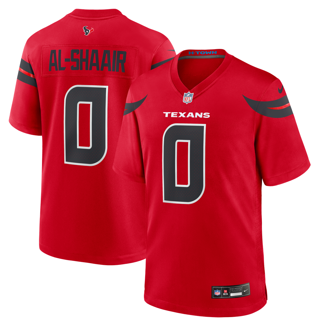 Azeez Al-Shaair Houston Texans Nike Navy Team Game Jersey