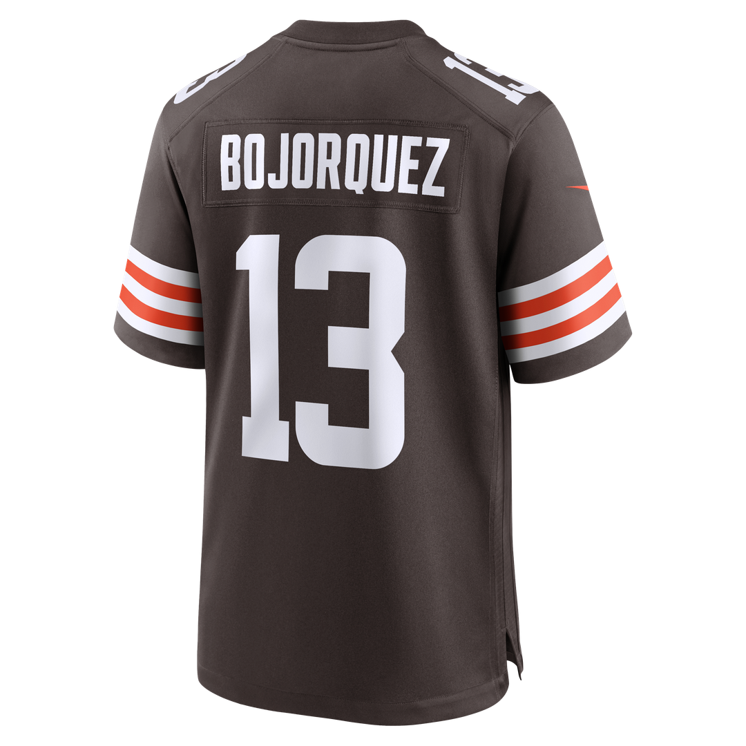 Corey Bojorquez Cleveland Browns Nike Brown Game Jersey