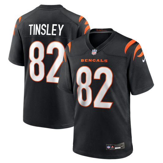 Mitchell Tinsley Cincinnati Bengals Nike Black Team Game Jersey
