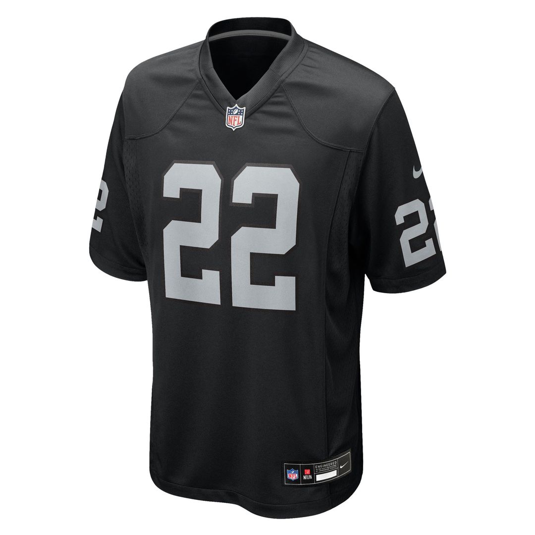 Eric Stokes Las Vegas Raiders Nike Black Team Game Jersey