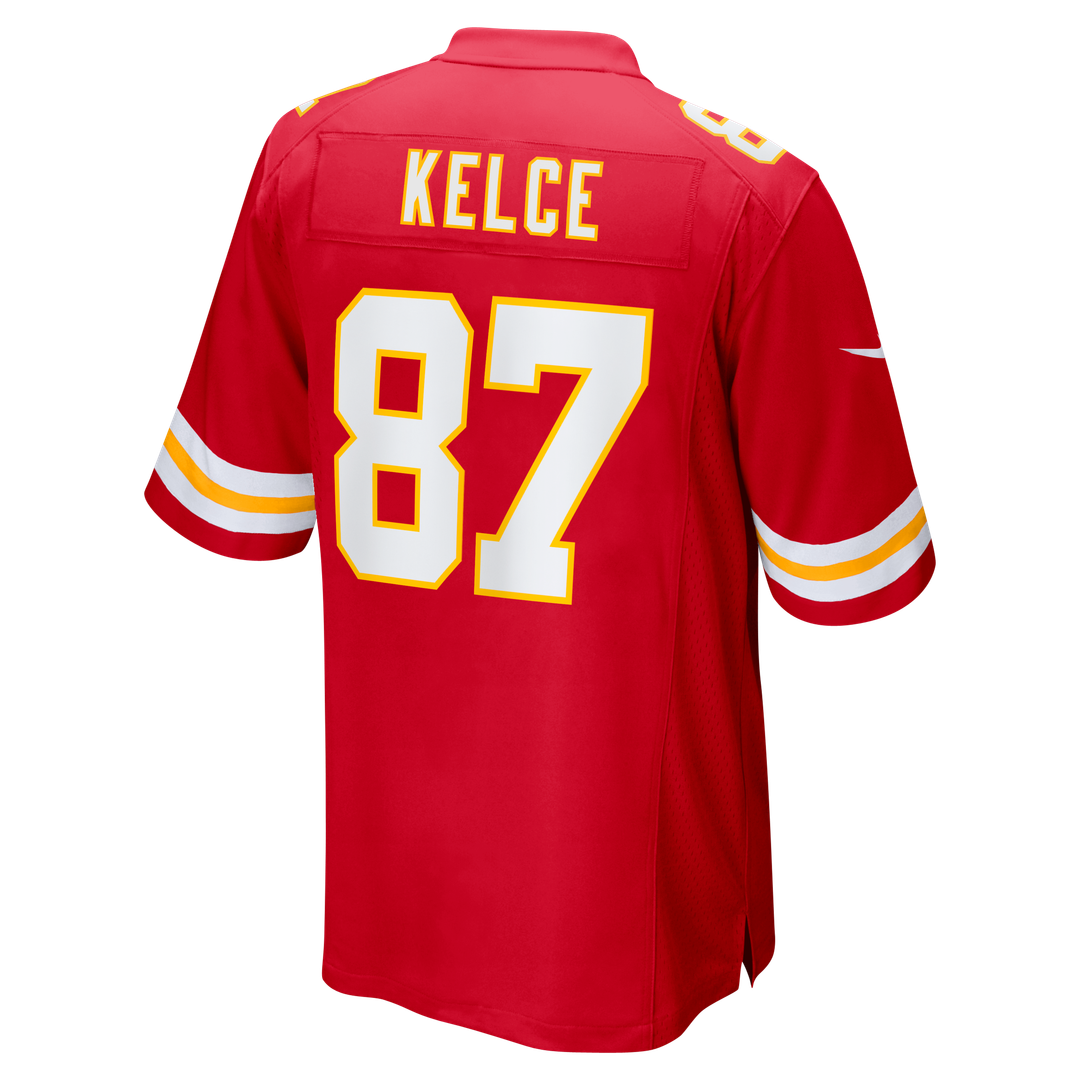 Travis Kelce Kansas City Chiefs Nike White Player Game Jersey