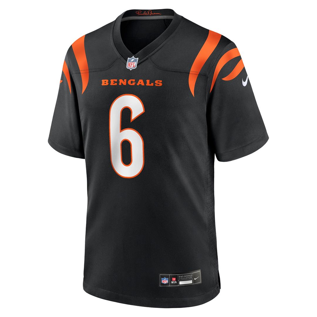 Bryan Cook Cincinnati Bengals Nike Black Team Game Jersey