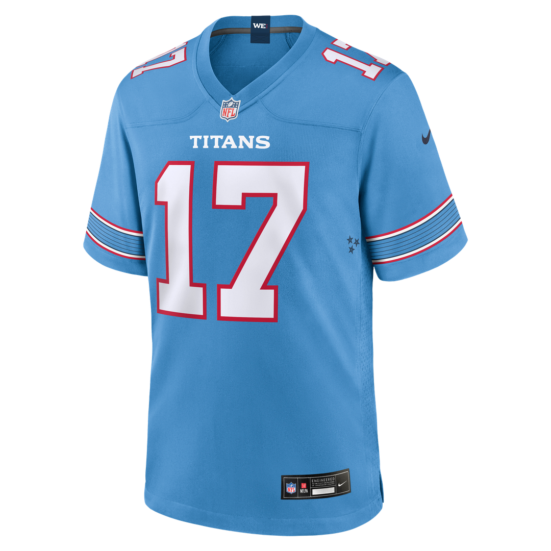 Chimere Dike Tennessee Titans Nike Light Blue Team Game Jersey